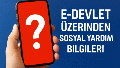 E-devlet Üzerinden Sosyal Yardım Bilgileri Sorgulama